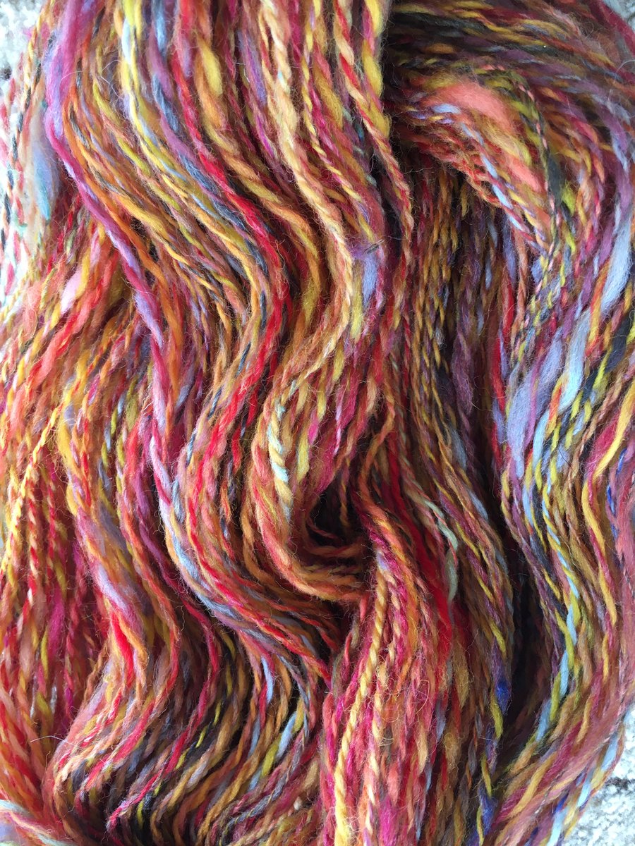 lcf467's tweet photo. These handspun skeins are on their way to our newly opened local craft shops, to continue raising funds for the @royalmarsden. https://t.co/0o83UEqLuC