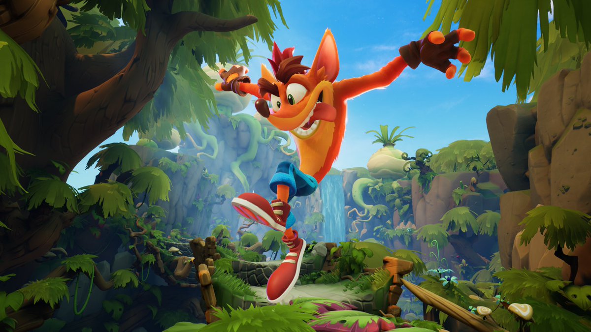 SpawnWaveMedia's tweet image. Yo Crash Bandicoot 4 looks great. I like the idea of the different masks giving you powers like time manipulation and gravity control, nice addition to what looks like the traditional Crash Bandicoot gameplay.