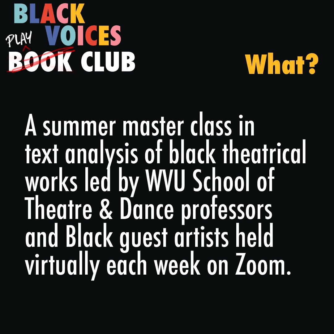 But, let’s not just say we will read more Black playwrights, let’s actually do it!