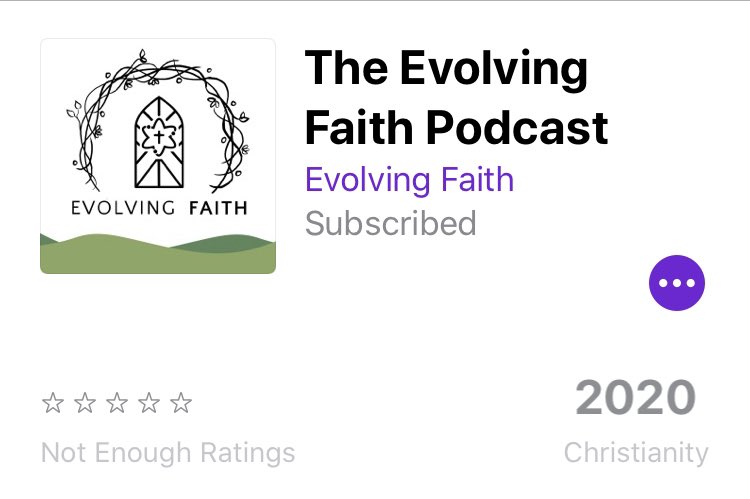 If you still feel called to faith after everything feels like it fell apart—if you still feel drawn to jesus? If you’re willing and able to use that to reimagine, rebuild, and resurrect a new type of faith in your life? The  @EvolvFaith podcast & community are for you