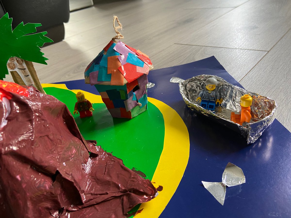 LeannePink3's tweet photo. @Y2CRA Daniel has enjoyed doing his volcano island. https://t.co/6dytvwmghn