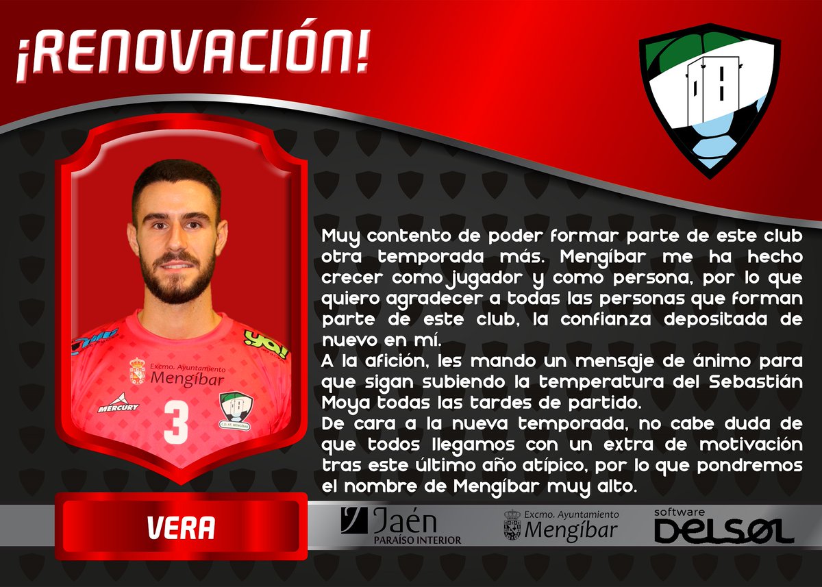 RENOVACIÓN | ÁLVARO VERA SEGUIRÁ FORMANDO PARTE DEL SOFTWARE DELSOL MENGÍBAR UN AÑO MÁS - atleticomengibar.com/renovacion-alv…
