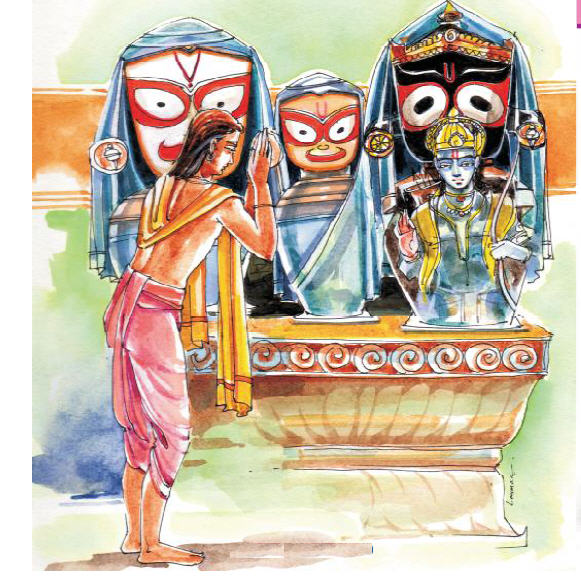 பூரி ஜகன்னாதம் கதை!*குகையில் ஆதிகுடிக் கந்து (மரம்)*மக்கள் ஆதரவு*அபகரிக்க, பார்ப்பனத் திட்டம்*வித்யாபதி எ. பிராமணன், ஆதிகுடிப் பெண் உறவு*சிலை காட்ட வற்புறுத்தல்*கண்கட்டி, குகை அழைத்துச் செல்லல்*பாராத பார்ப்பனன், வழியில் கடுகு தூவல்*வழி தெரிந்து, அரசப் படையோடு அபகரித்தல்!