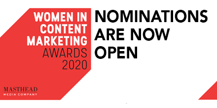 Nominations for the 2020 Women in Content Marketing Awards are officially open! Nominate yourself, a deserving marketing leader, mentor, or rising star. ow.ly/qUfl50AdRtp <a href="/CMIContent/">Content Marketing Institute</a>
