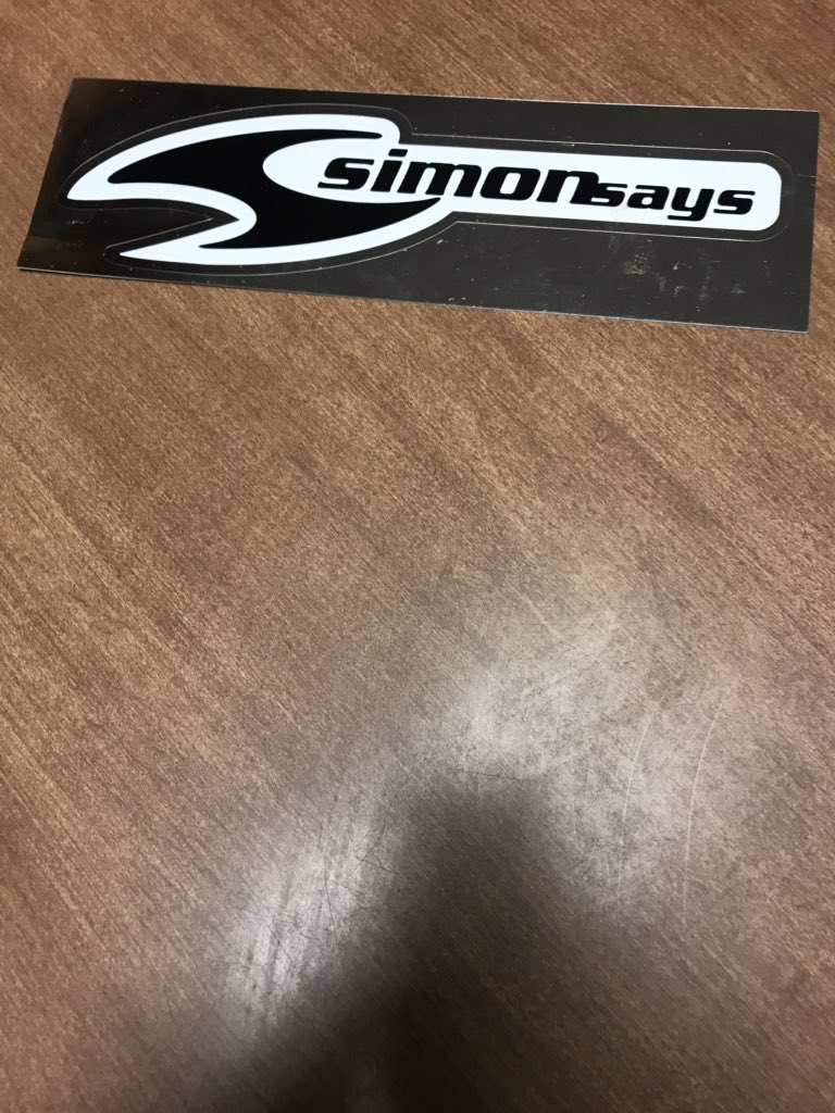 donaldsimonsdo1's tweet photo. I have Simon says sticker!!! N https://t.co/FxTPSCFdsL