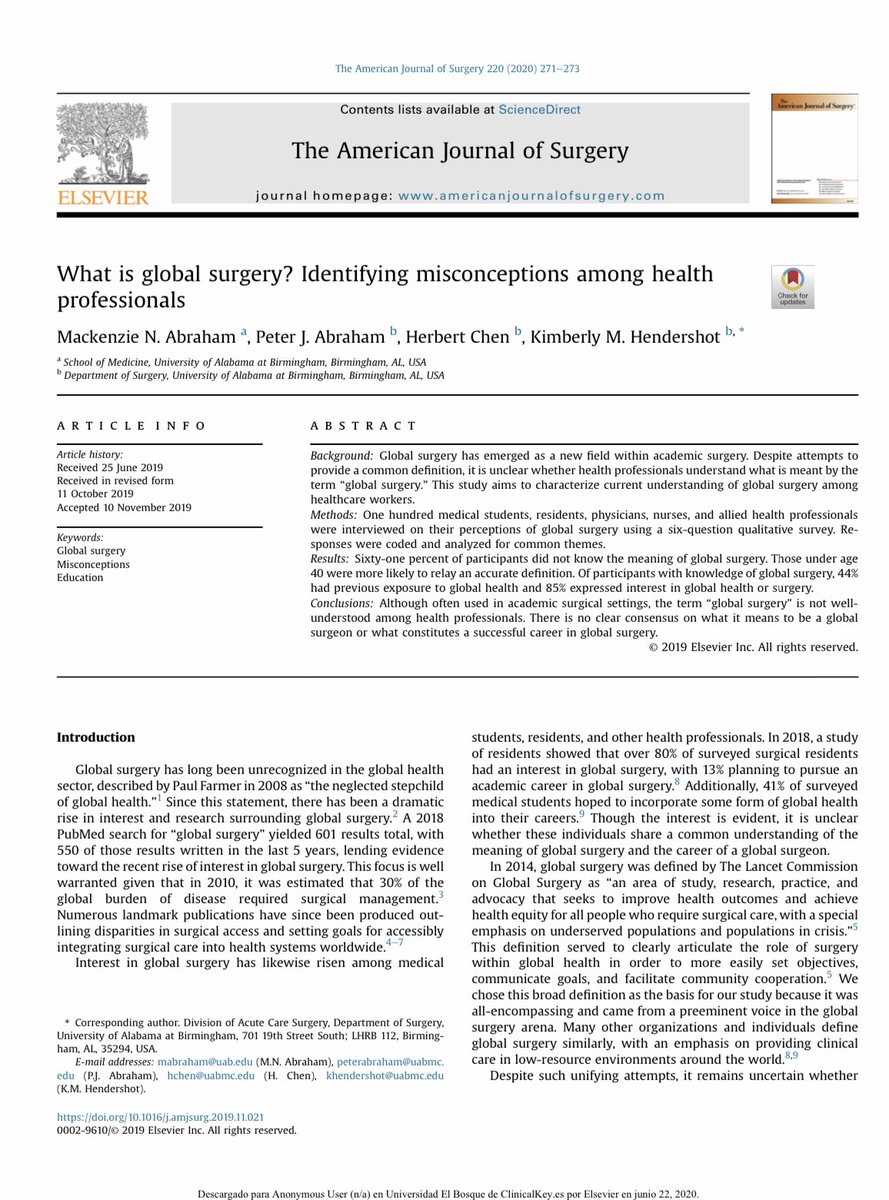 AmJSurgery (@amjsurgery) on Twitter photo Do you know what is global surgery? Identifying misconceptions among health professionals! By Drs <a href="/MackenzAbraham/">Mackenzie Abraham</a> Peter Abraham <a href="/herbchen/">herb chen</a> Kimberly Hendershot of <a href="/UABSurgery/">UAB Surgery</a>! <a href="/JohnMeara/">John G Meara 🇲🇹🇦🇺🇺🇸</a> <a href="/DrGregoryPeck/">Gregory Peck, DO, MPH, FACS</a> <a href="/DVervoort94/">Dominique Vervoort</a> @Cirbosque <a href="/pferrada1/">Paula Ferrada MD FACS FCCM MAMSE</a> <a href="/MISIRG1/">MISIRG</a> <a href="/juliomayol/">Julio Mayol</a> <a href="/SWexner/">Steven D Wexner MD, PhD</a> #SoMe4Surgery Do you know what is global surgery? Identifying misconceptions among health professionals! By Drs <a href="/MackenzAbraham/">Mackenzie Abraham</a> Peter Abraham <a href="/herbchen/">herb chen</a> Kimberly Hendershot of <a href="/UABSurgery/">UAB Surgery</a>! <a href="/JohnMeara/">John G Meara 🇲🇹🇦🇺🇺🇸</a> <a href="/DrGregoryPeck/">Gregory Peck, DO, MPH, FACS</a> <a href="/DVervoort94/">Dominique Vervoort</a> @Cirbosque <a href="/pferrada1/">Paula Ferrada MD FACS FCCM MAMSE</a> <a href="/MISIRG1/">MISIRG</a> <a href="/juliomayol/">Julio Mayol</a> <a href="/SWexner/">Steven D Wexner MD, PhD</a> #SoMe4Surgery