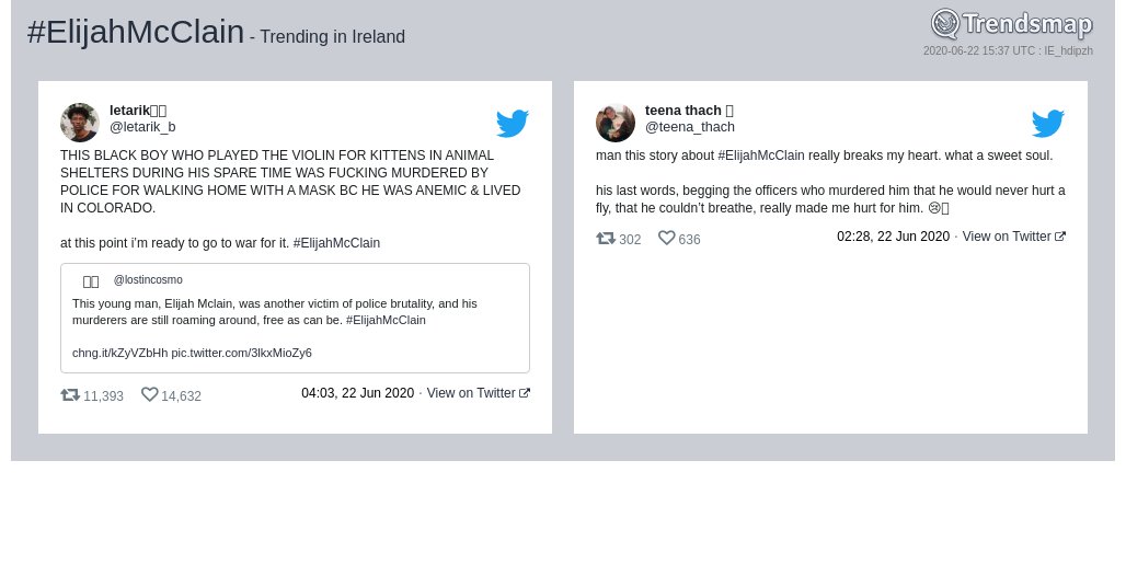 Trendsmap Ireland tweet media