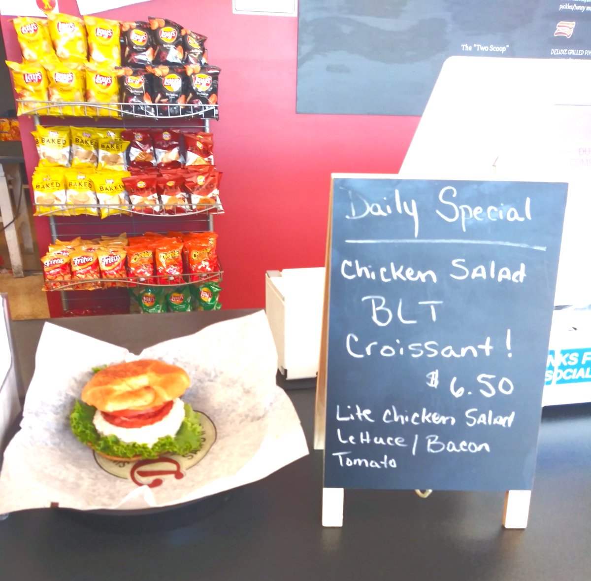 DukeSandwichCo's tweet photo. MMM Bacon 🥓! The chicken salad BLT is a classic combo of two sandwich faves! 
Available for a limited time at our Poinsett location! https://t.co/VaRLsjuBA1