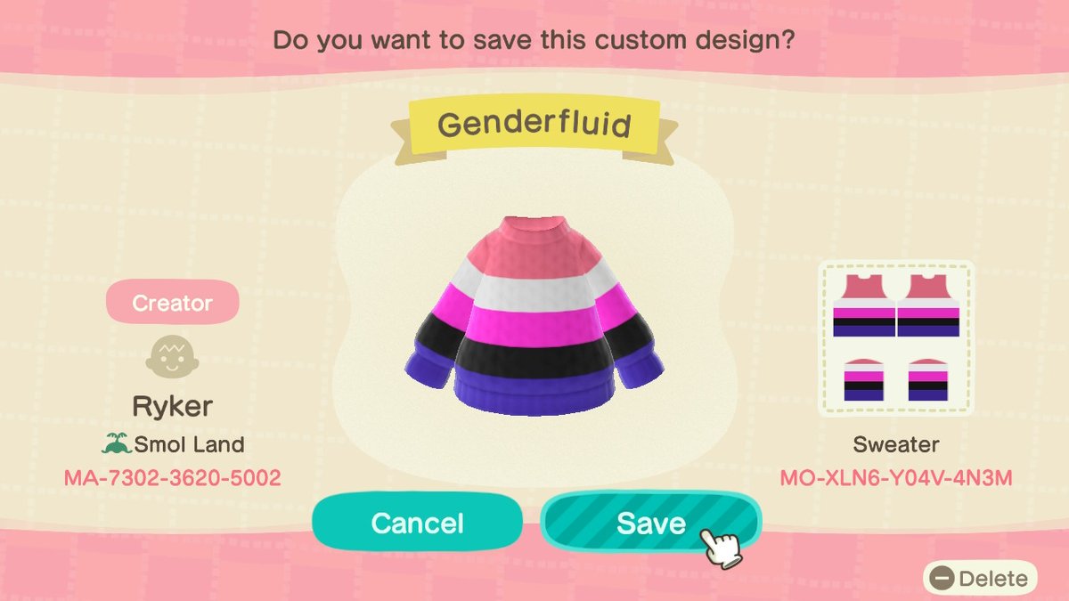 Genderfluid, Genderqueer, Neutrois and Androgye Flags #PrideMonth2020  #Pride    #PrideMonth    #LGBTQ  #LGBTQIA  #ACNH  #AnimalCrossing  #NintendoSwitch