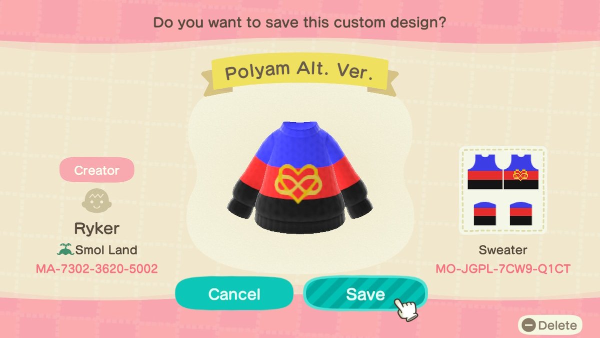 Polyamorous, Pansexual and Polysexual FlagsI included an alt version of the polyamory flag as I've seen both used pretty evenly #PrideMonth2020  #Pride    #PrideMonth    #LGBTQ  #LGBTQIA  #ACNH  #AnimalCrossing  #NintendoSwitch