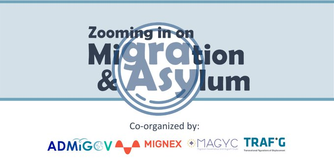 Together with our @EU_H2020 colleagues in @TRAFIG_EU @MAGYC_H2020 and #MIGNEX we are joining the Zooming in on Migration & Asylum webinars to discuss our research and findings.
See the schedule and register here: admigov.eu/new/zooming-in…
