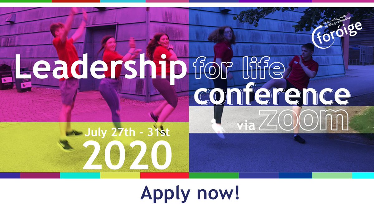 Excellent News!!🌟Leadership for Life Conference 2020 is happening!! 🌟From 27th - 31st July online via Zoom✨

Book your place now by filling out this form bit.ly/3es9wXC

*closing midnight Sunday 5th July