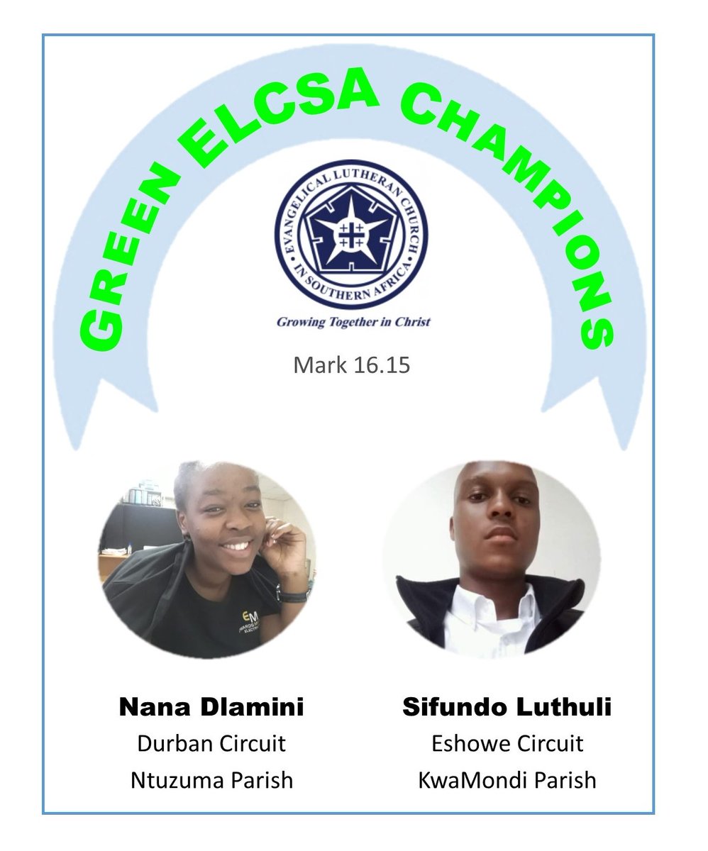KhulekaniMagwaz's tweet photo. Growing together in Christ 🙏🏽❤️💚 Stewards of God's creation. 
#GreenELCSA #IntergenerationalJustice #LWFYouth #LUCSA #SAFCEI #ACTAlliance #SAYCCC https://t.co/UxkIJMD6KB