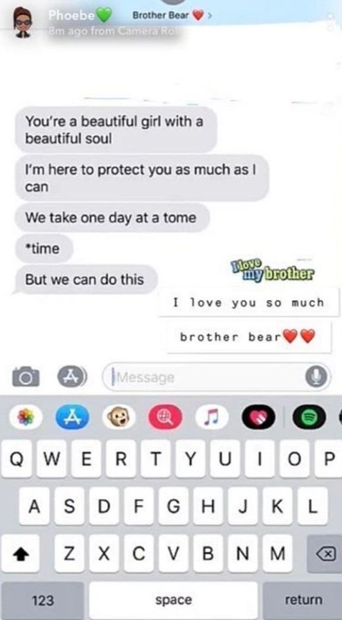 texts between louis and daisy/phoebe. the best brother in the world indeed :')