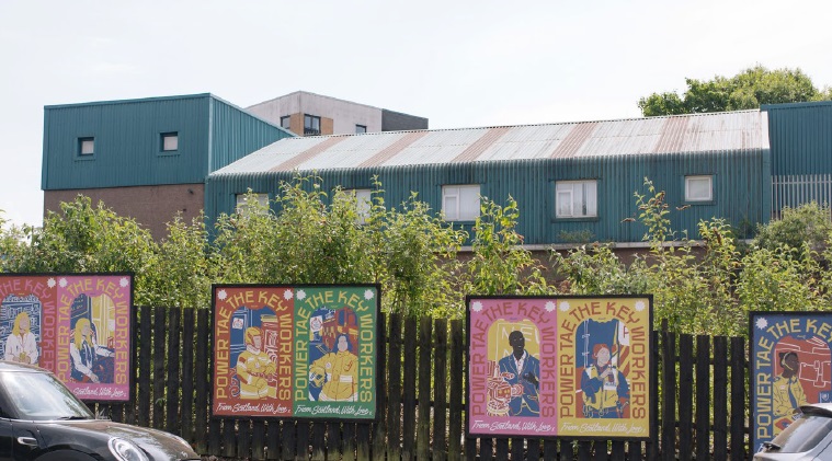 Key workers have kept Scotland running during #Covid19UK and so we’re pleased to be supporting the <a href="/coboltwithlove/">Cobolt Collective</a> ‘Power Tae The Key Workers’ exhibition 👩‍🎨🎨