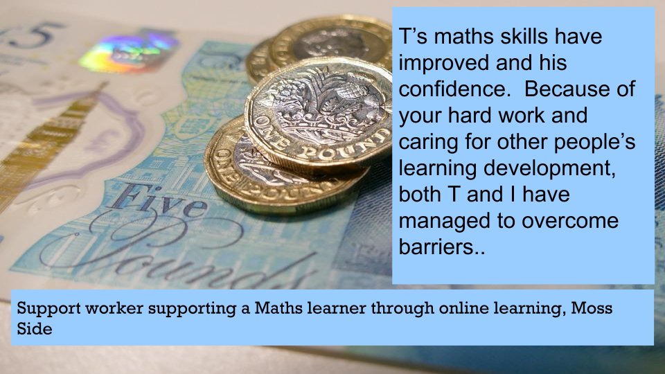 Learn Maths (@maesmaths) on Twitter photo Great feedback from a support worker working with an <a href="/ManAdultEd/">Manchester Adult Ed.</a> <a href="/MAESMaths/">Learn Maths</a> learner to help continue learning Great feedback from a support worker working with an <a href="/ManAdultEd/">Manchester Adult Ed.</a> <a href="/MAESMaths/">Learn Maths</a> learner to help continue learning