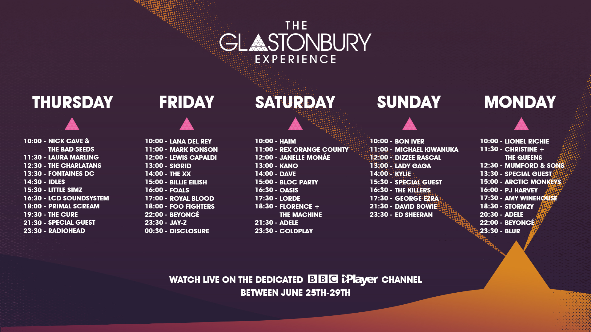 The Glastonbury Experience Revive los conciertos del festival Wegow Blog