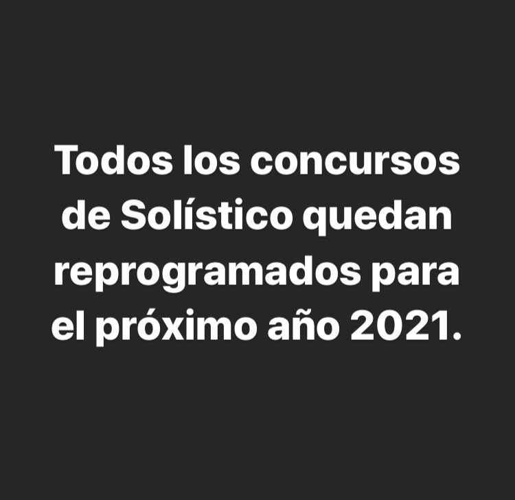 solisticodestgo's tweet image. Cómo Solístico de Santiago lamentamos la siguiente información, pero es muy importante que nos cuidemos entre todos ahora más que nunca. #solisticodesantiago #quedateencasa #cuarentena #COVID19