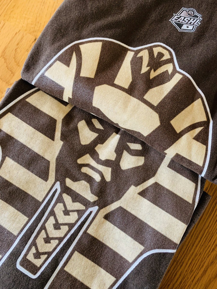 PharaohsSL's tweet photo. Many thanks to @CustomizedGirl for helping us create these Pharaohs shirts and making them come to life! They look amazing! #CGMoments https://t.co/JfeRq2MAOQ