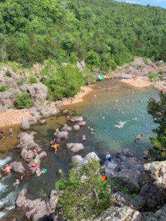 GovMikeKehoe's tweet image. The #MOAdventure trailer is excited to kick off summer! First up, Johnson Shut-Ins, a unique @mostateparks destination to add to your @VisitMO list. Located in Reynolds County, park staff do a great job caring for the 8,781 acres that showcase its natural beauty. #MissouriProud