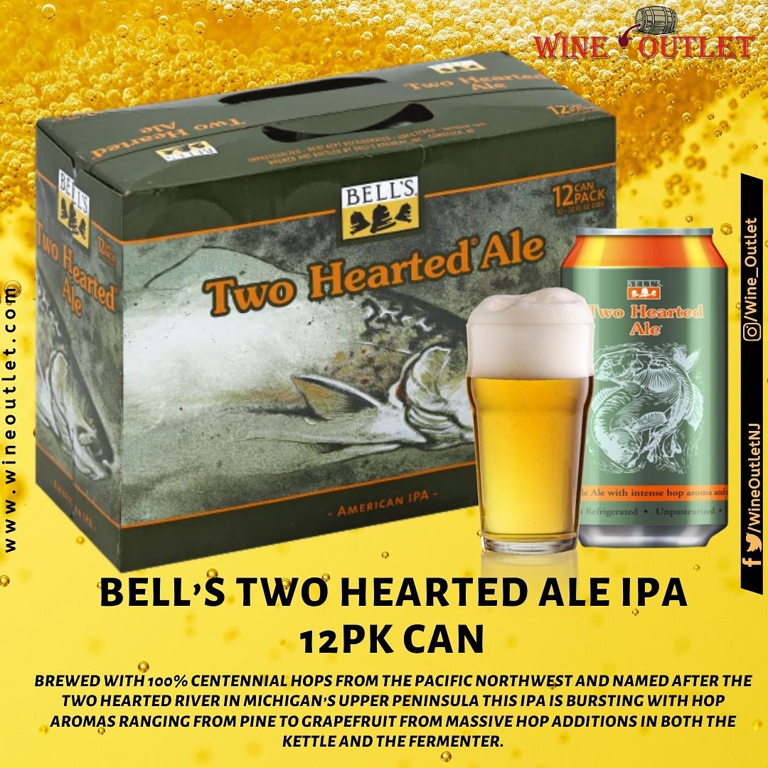 WineOutletNJ's tweet photo. BELL’S TWO HEARTED ALE IPA 12PK CAN
@bellsbrewery
#twohearted #twoheartedale
#craftbeer #cheersforbeers #drinking #brew #awardwinner #brews #ale #bellstwohearted #bellstwoheartedale #wineoutlet #nj #jerseyshore #pointpleasant #pointpleasantbeach #wall #manasquan #secaucus https://t.co/tSZNIL3VH4