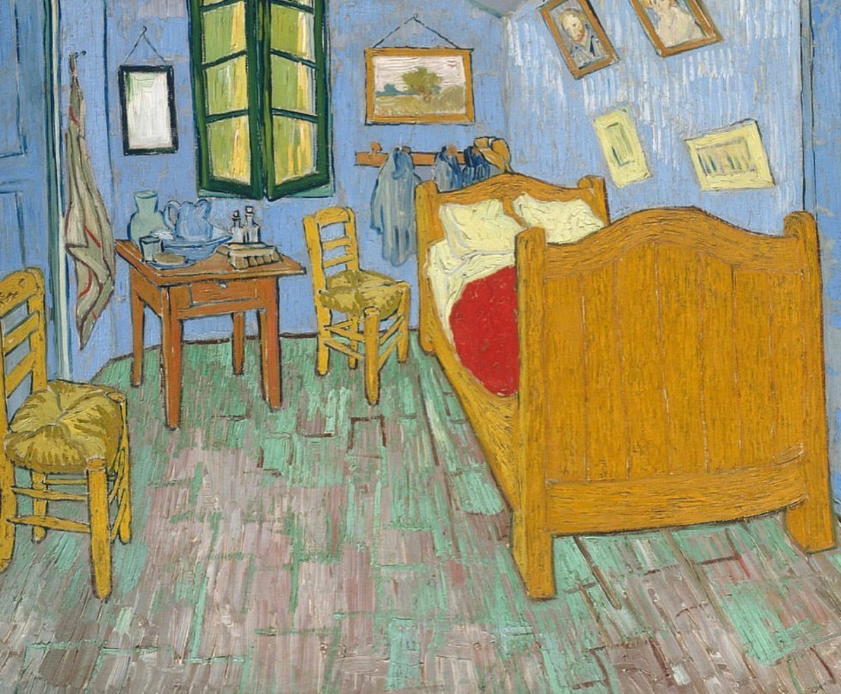 Historyofartday's tweet photo. 🤔 Did you know... Van Gogh actually painted 3 versions of his ‘Bedroom in Arles’?

1️⃣ 1st version, October 1888, @vangoghmuseum

2️⃣ 2nd version, September 1889, @artinstitutechi

3️⃣ 3rd version, end September 1889, @MuseeOrsay

Which version is your favorite? https://t.co/29yNAlX0eE