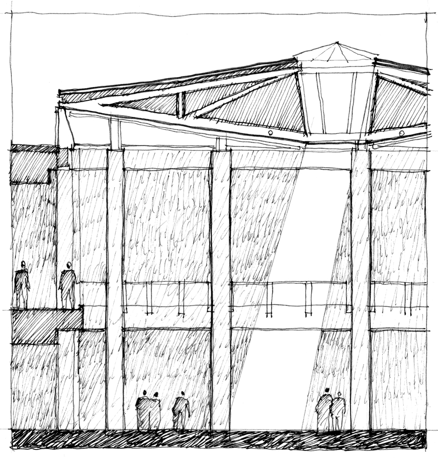 DudaPaine's tweet image. Regularly used for company and public events, the Cox Rotunda is a vaulted two-story space that serves as a living room for the entire Cox community.
#dudapaine #architecturesketch #architecturediagram #commercialarchitecture #georgiaarchitectucture