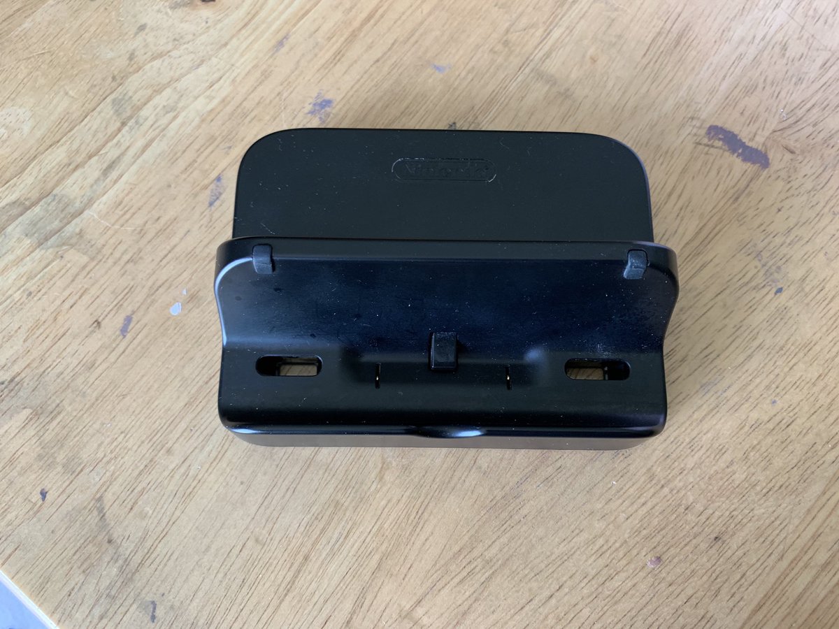 maddieofbeebalm's tweet image. So I know the switch’s kickstand sucks and I wanted to share my solution! I got a old Wii U gamepad charging dock and I took the roller wheels out and it made it into a little stand that actually works really well! And if you have one lying around it’s free! #switchhacks 👌🏻👌🏻