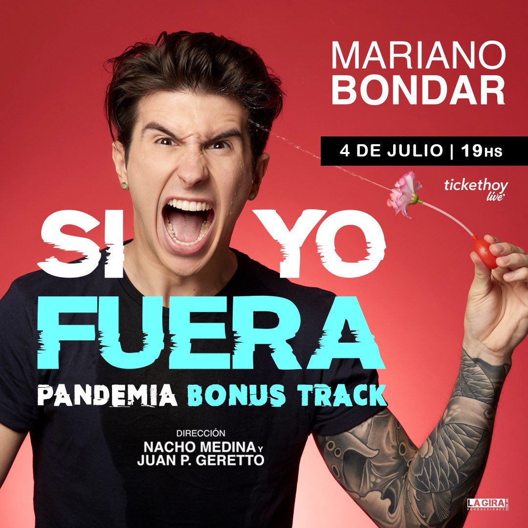bondarupdates's tweet photo. Si extrañan el teatro y están interesados en ver nuevas obras, la mejor opción para esta cuarentena les trae @Mariano_Bondar que va a hacer streaming de su unipersonal en el que trabajó muchisimo tiempo, dense una vuelta💛
https://t.co/IXyfPZMHEz

 https://t.co/MEYY3gG9du