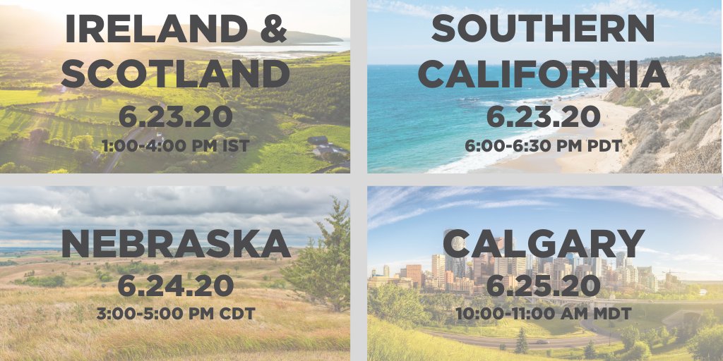 We've got a busy week ahead of us in the #NCUG world! We're covering a lot of ground (virtually) so if you're in any of the following areas, register today and make plans to join us! bit.ly/2Z11fTY 🇮🇪 🏴󠁧󠁢󠁳󠁣󠁴󠁿 🇺🇸 🇨🇦 

#WhereYouBelong #AllTogetherNow #growingtogether