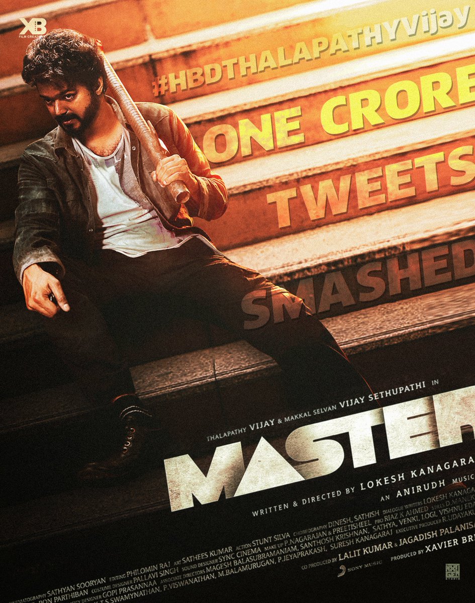 shynu_mash's tweet photo. Thats a wrap for 2020 birthday ♥️
One crore tweet is not a easy job, yet thalapathy fans
made it out with ease🔥🔥
Once again #HBDTHALAPATHYVijay 
@actorvijay Love you thalaivaa and all the thalapathy fans out there ♥️
See you soon with something special ♥️ https://t.co/hh4s4rzWp9