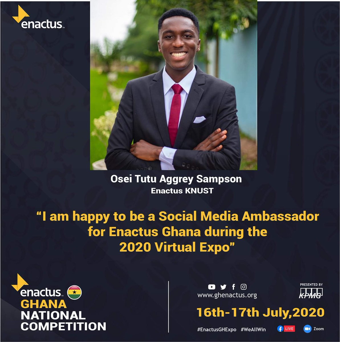 Enactus Ghana At Enactus You Discover The Best Out Of You When You Are Engaged In Various Ways To Help Others That Is Why I Am Ready To Support During