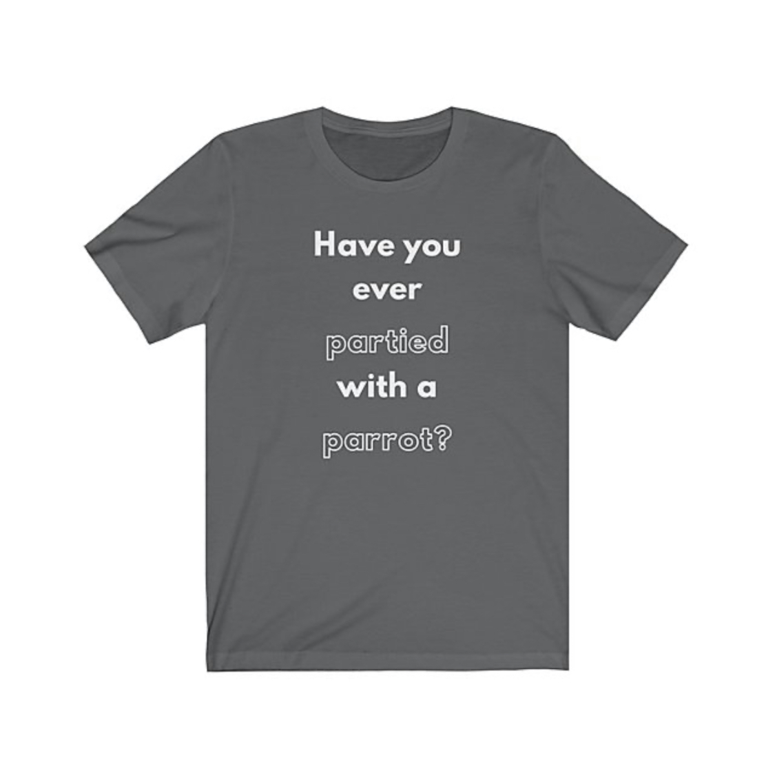 severlbeersdeep's tweet photo. Have YOU ever partied with a parrot? Who the fuck cares if you haven’t?! Buy a shirt that says you have!  #severalbeersdeep #severalbeersdeeppodcast https://t.co/TD7sX54cKq