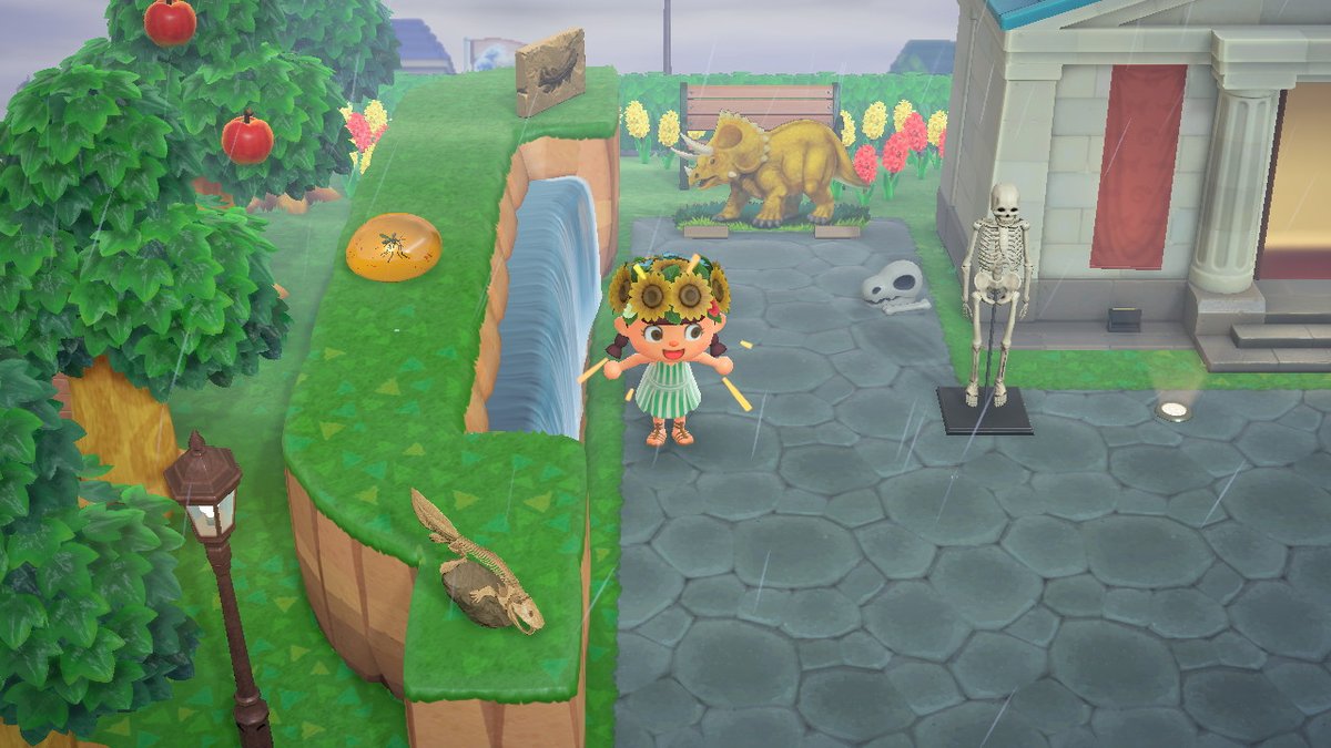 AnaV43839337's tweet photo. Decorating with #fossils is my new favorite thing to do! Whats your favorite? #AnimalCrossing #ACNH #NintendoSwitch https://t.co/IoOQyX4Whw