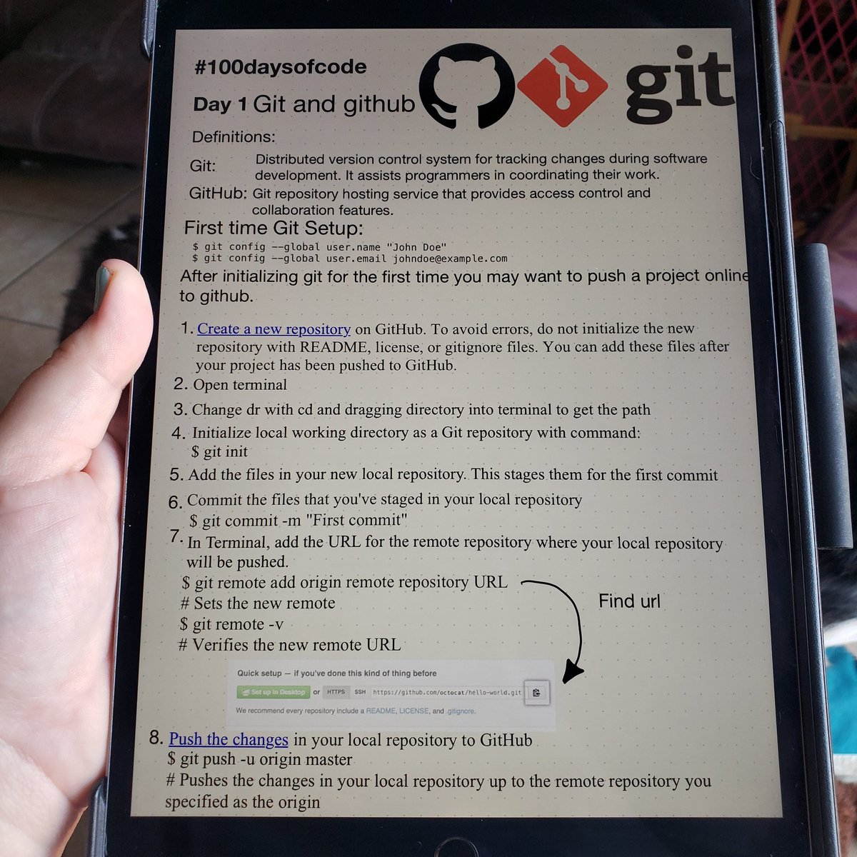 shessotechy's tweet image. I did a thing and summerized what I learned on my first day of #100DaysOfCode #dotnotes