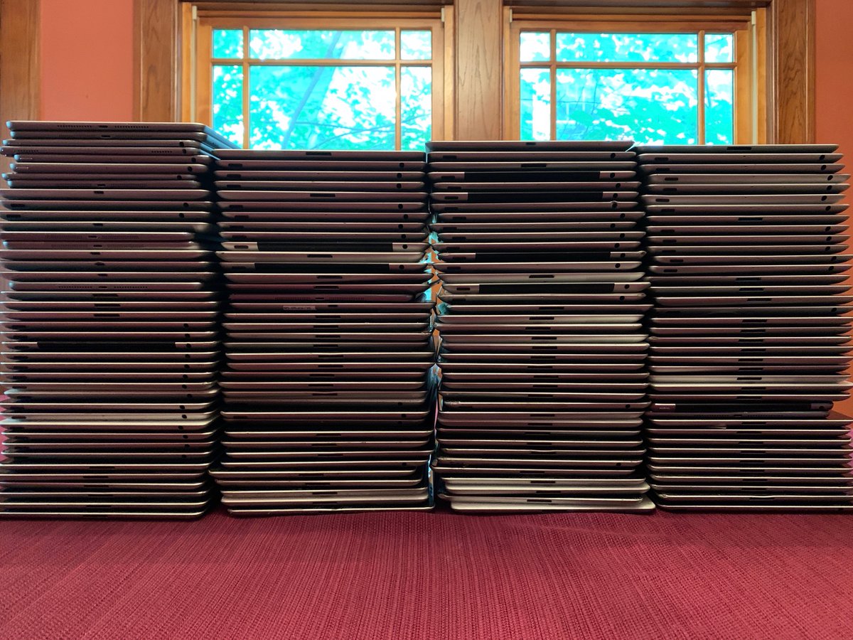 RDKLInc's tweet image. These fully working iPads should be going to families in need, but they will be scrapped instead because they are Activation Locked and @Apple won’t help.  #righttorepair #wwdc