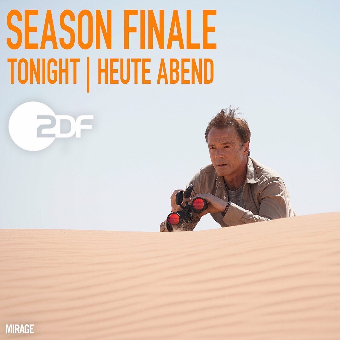 LincolnProdTV's tweet photo. 🇩🇪Hey Germany! Tune in to the final episode of #Mirage TONIGHT at 10:15 p.m. on @ZDF !
#HannesJaenicke
#MirageSeries @mirageseries #espionage #spythriller #AbuDhabi
#Germany #tonight @lincolnprodtv #Gapbusters #Connect3 #WildBunchGermany #cineflixmedia https://t.co/DrWM7lggvT