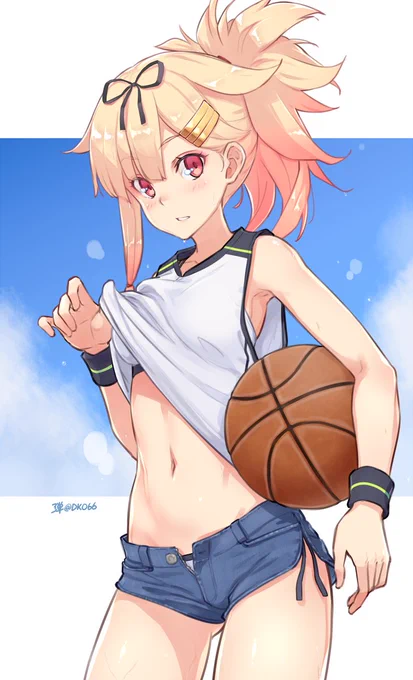 #艦娘ホットパンツ部
提督、一緒にバスケットボールをするっぽい? 
