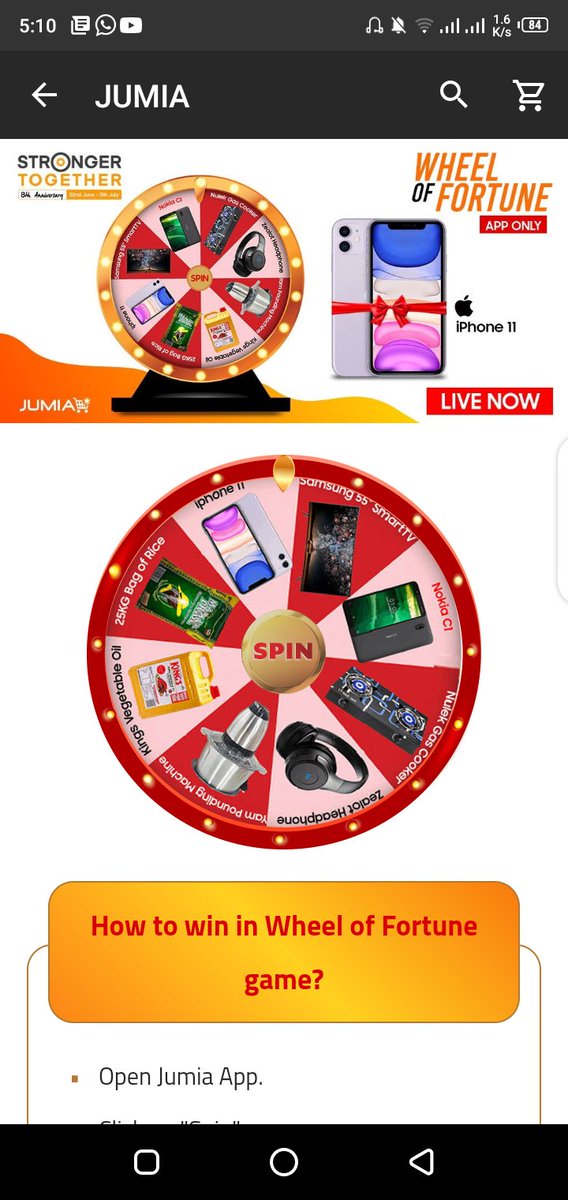 fee_num_'s tweet image. Thanks for the previlege Jumia. And happy anniversary ❣️❤️ #StrongerTogether