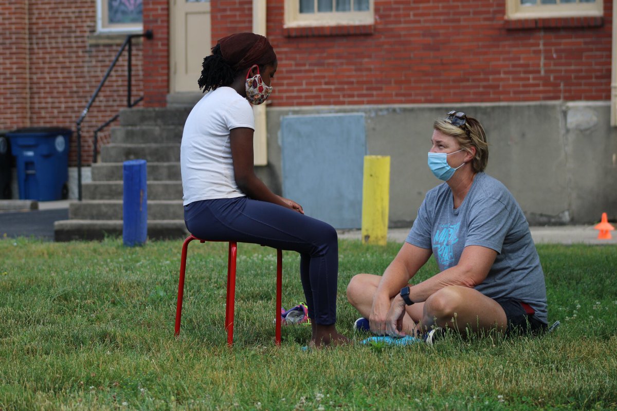 Shoes4Shoeless's tweet photo. Today was a good day. Slowly we are returning to normalcy. Today was a step in the right direction, kids got shoes and were smiling with their eyes above the masks. #S4TS #Dayton https://t.co/xwILu835Fu