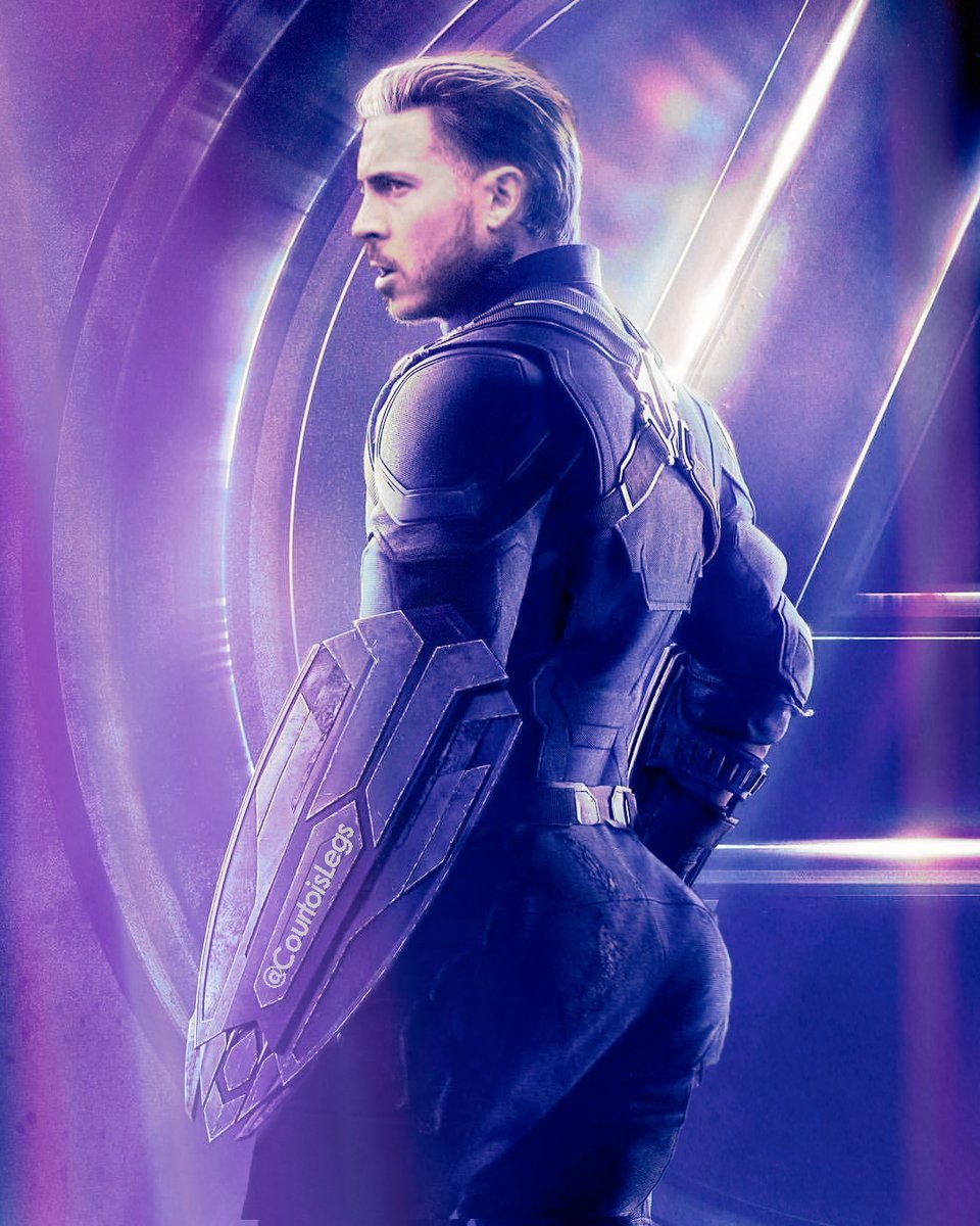 Eden Hazard as Captain America