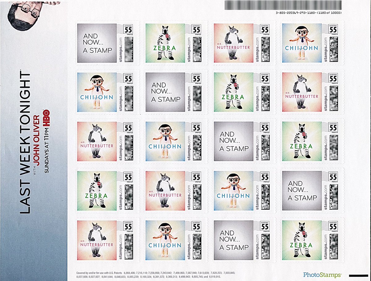 GuidanceCenterW's tweet image. ‼️Siegel Auction Galleries, one of the most prestigious stamp auction houses, is raising funds for our organization by auctioning quality mint, first lot in sale @LastWeekTonight John Oliver  PhotoStamps® Sheet!

📌 Auction 6/30 at 1:30 - details: siegelauctions.com/2020/CH01/1224…