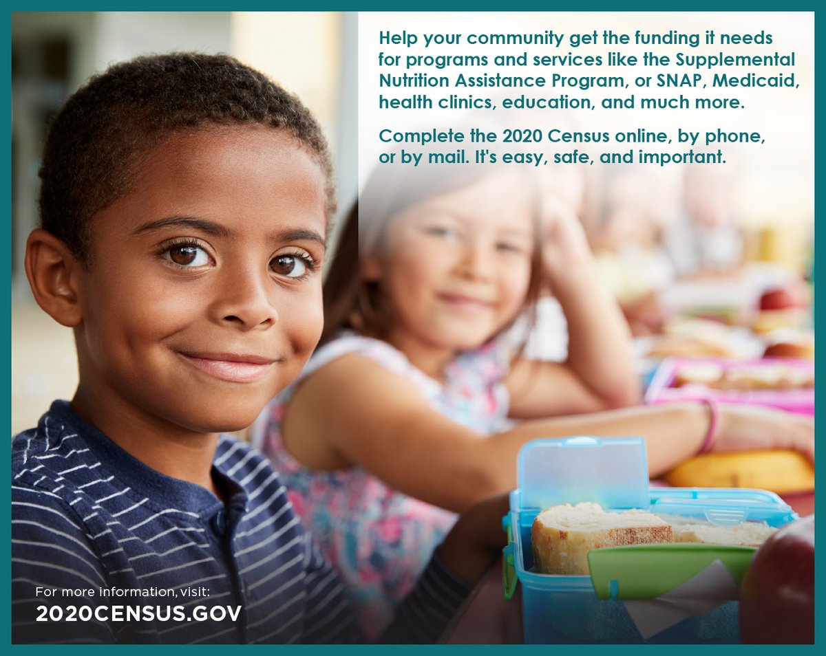 As of this week, Onslow County's response rate for the 2020 Census is just 52.2%. Together, our community can ensure a complete count and gain access to needed resources. Visit 2020census.gov today to learn more about the census and how to submit your answers.