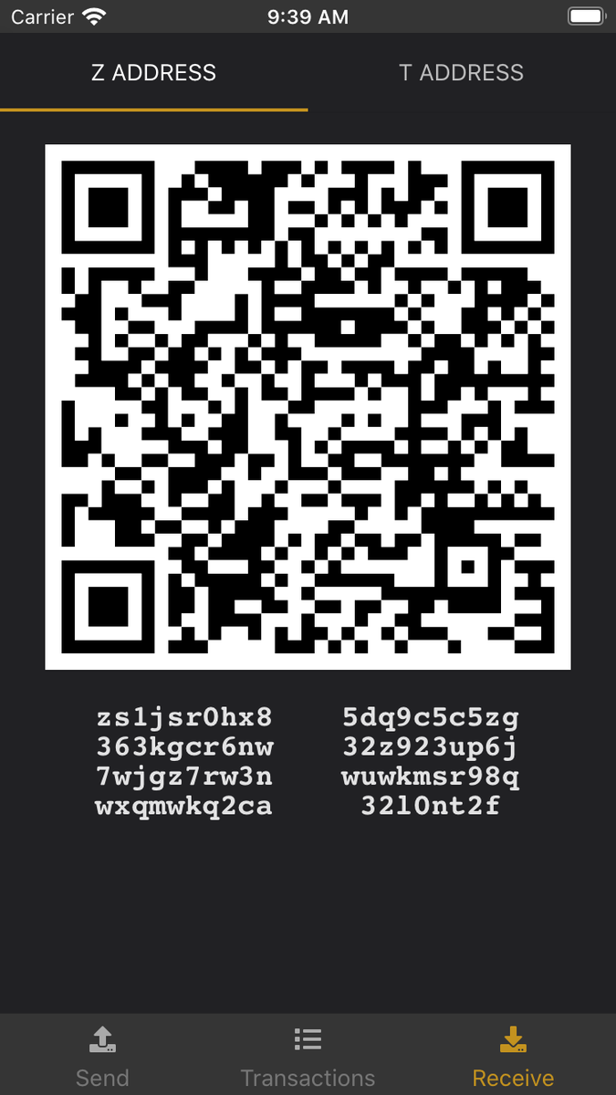 Zecwallet tweet media