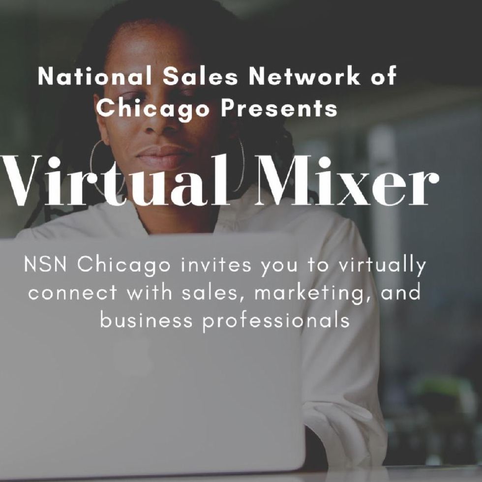 NSNChicago's tweet photo. Join National Sales Network Chicago Chapter family this Thursday for our June virtual mixer. We know that our community has a lot to talk about, and we are ready to listen. Register today for this free happy hour event by following the link in the bio. 
. https://t.co/t2HB6SSAwR