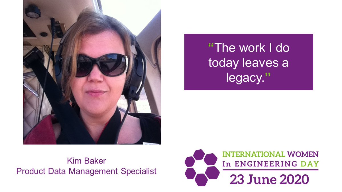 Kim Baker is responsible for the life-cycle of data and documents on our E-7 programme across the globe. #INWED20
Find out more about Kim, her colleagues past and present, and how they #ShapeTheWorld, here: https://t.co/HoZgHOPXvP https://t.co/reDDbJcj5R