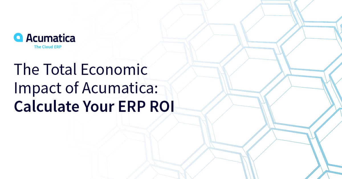 “I had a million ideas, but all of them were impossible with Oracle NetSuite. Now, I sleep, dream, and hope with <a href="/Acumatica/">Acumatica</a>—three things I was not able to do with NetSuite," said customer <a href="/saddlebackbags/">Saddleback Leather</a>.

What kind of ROI could your business be getting? acumati.ca/2Y4D4Vt