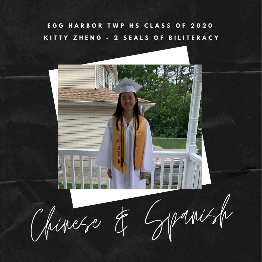 EHTNJWldLangML's tweet photo. 1/2 @EHTNJHS proudly congratulates the following seniors in the #Classof2020 who are graduating with TWO #SealsofBiliteracy #EHTPride #njsealofbiliteracy https://t.co/a6bDAvkBIP