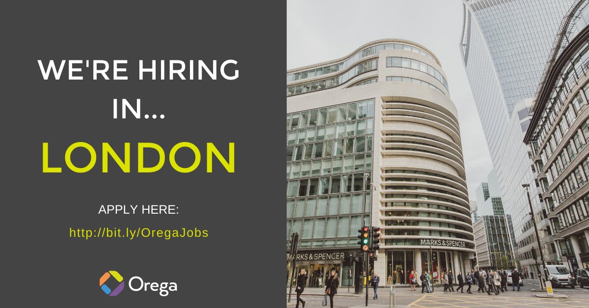 WE ARE HIRING! Want to be part of a fantastic team that delivers exceptional services to our clients? Orega is looking for an Assistant Customer Services Manager for our London business centre. Find out more: bit.ly/OregaJobs #Job #Career #ServicedOffice #TeamOrega