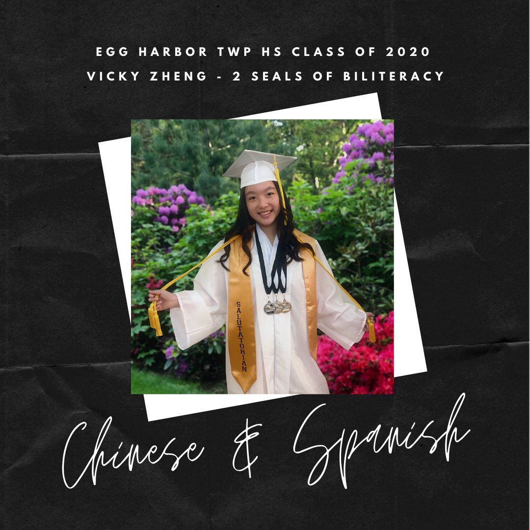 EHTNJWldLangML's tweet photo. 2/2 @EHTNJHS proudly congratulates the following seniors in the #Classof2020 who are graduating with TWO #SealsofBiliteracy #EHTPride #njsealofbiliteracy https://t.co/WFcDjTG8hc